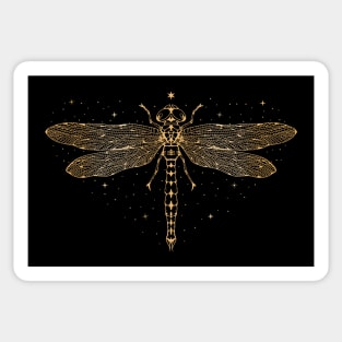 Starry Dragonfly Sticker